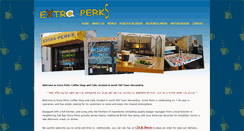 Desktop Screenshot of extraperkscoffeeshopandcafe.com